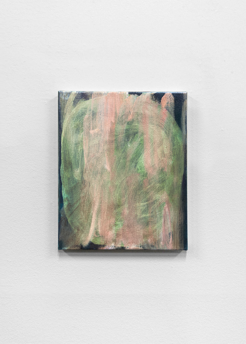 Painting Peelings no 33 Pink and Green
